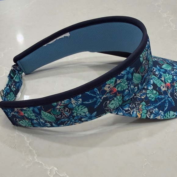 Floral Blue Visor with Disney Print - Picture 4 of 6